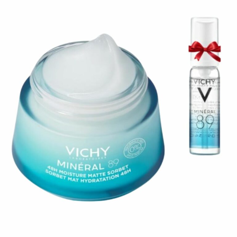 VICHY MINERAL 89 SORBET MAT HYDRATATION 72H 50ML+MINERAL BOOSTER 89 SERUM 10ML (OFFERT)
