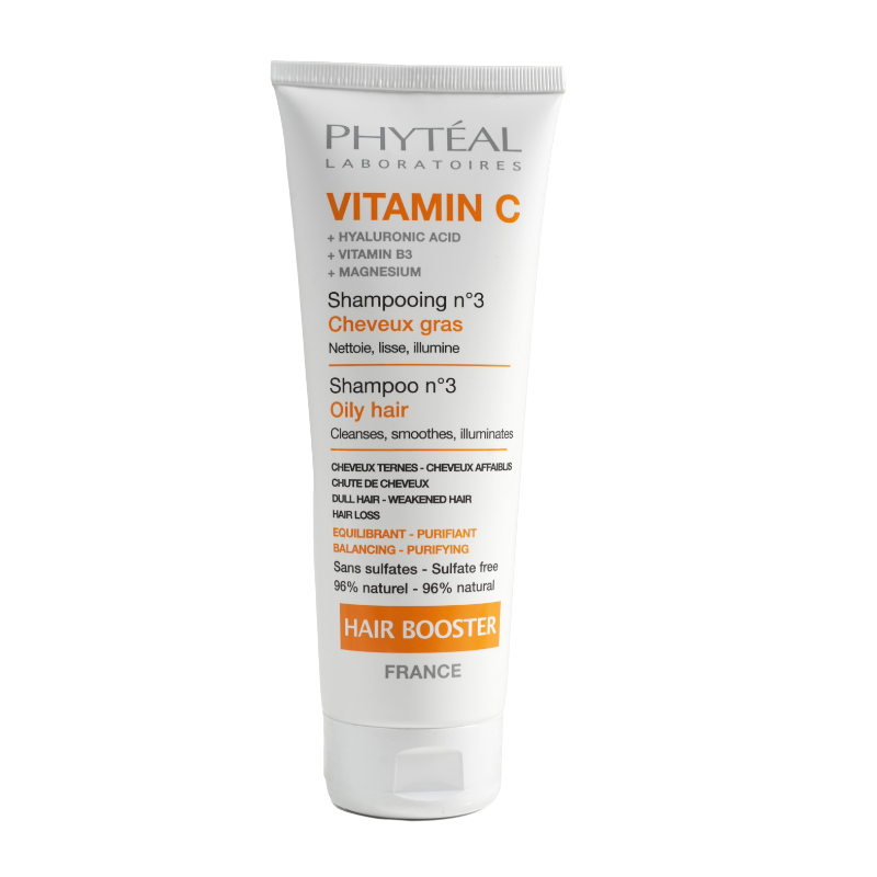 PHYTEAL VITAMINE C SHAMPOOING BOOSTER N°3 CHEVEUX GRAS 250 ML